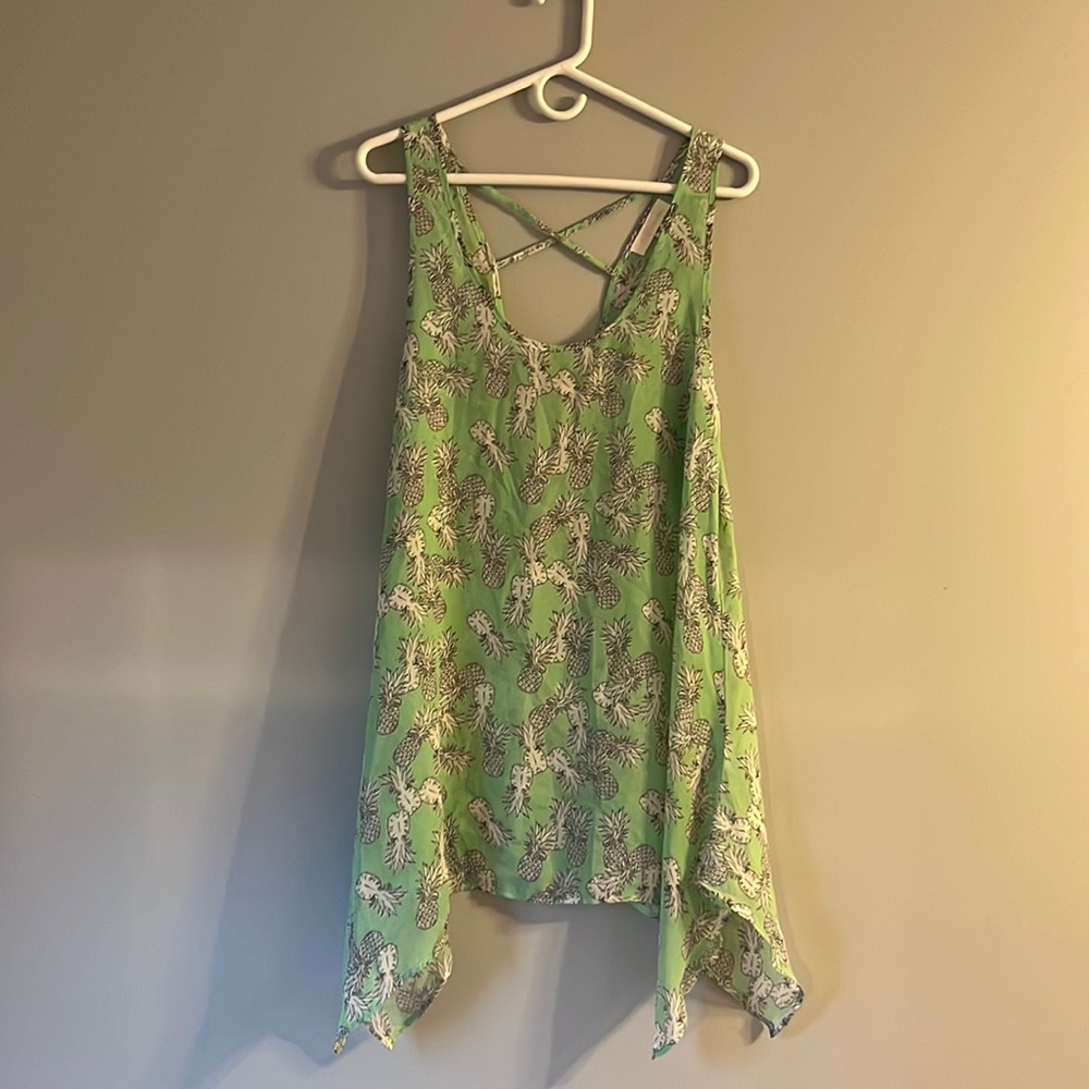 Pineapple swim cover up